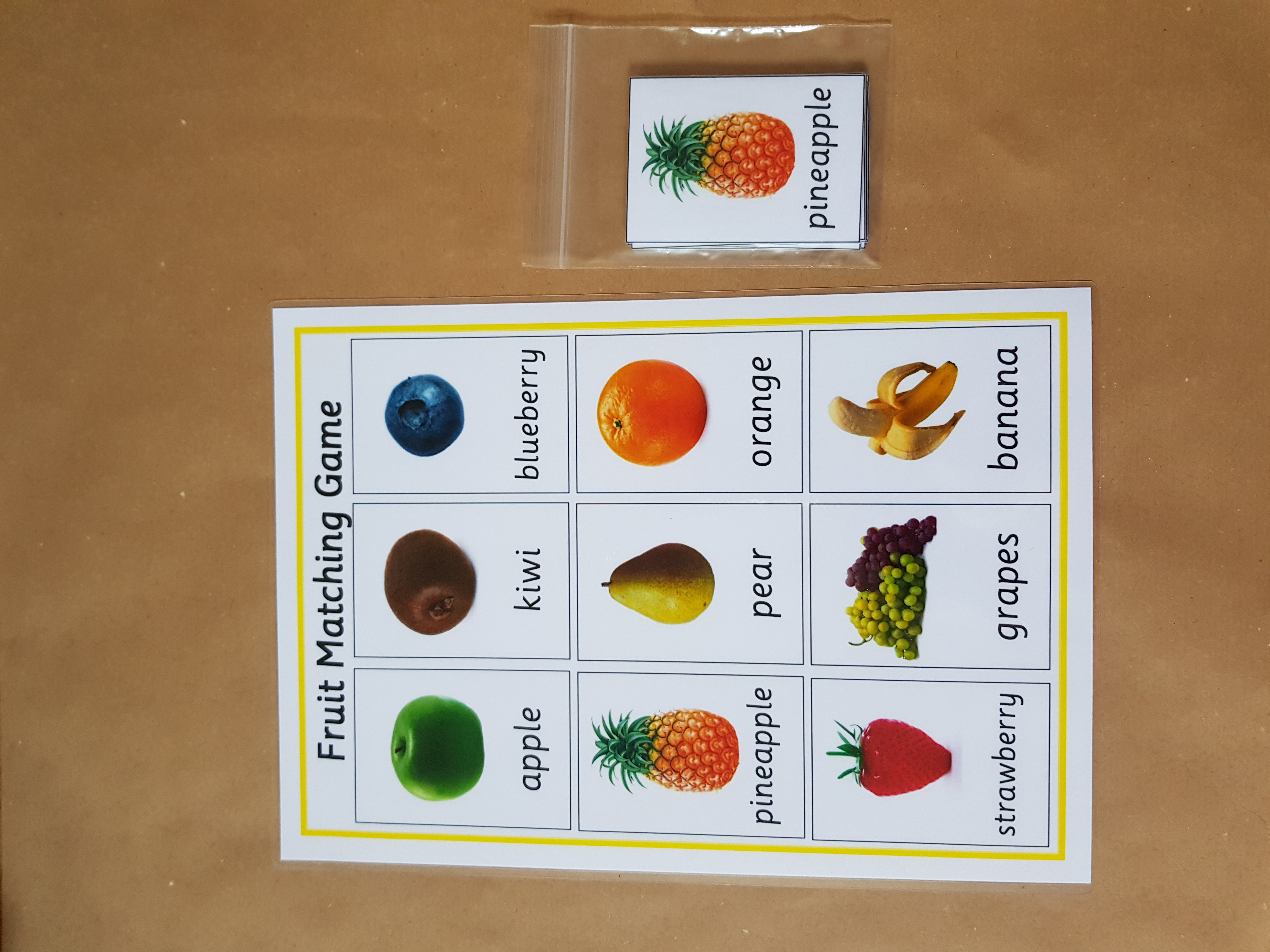 Fruit Matching Game