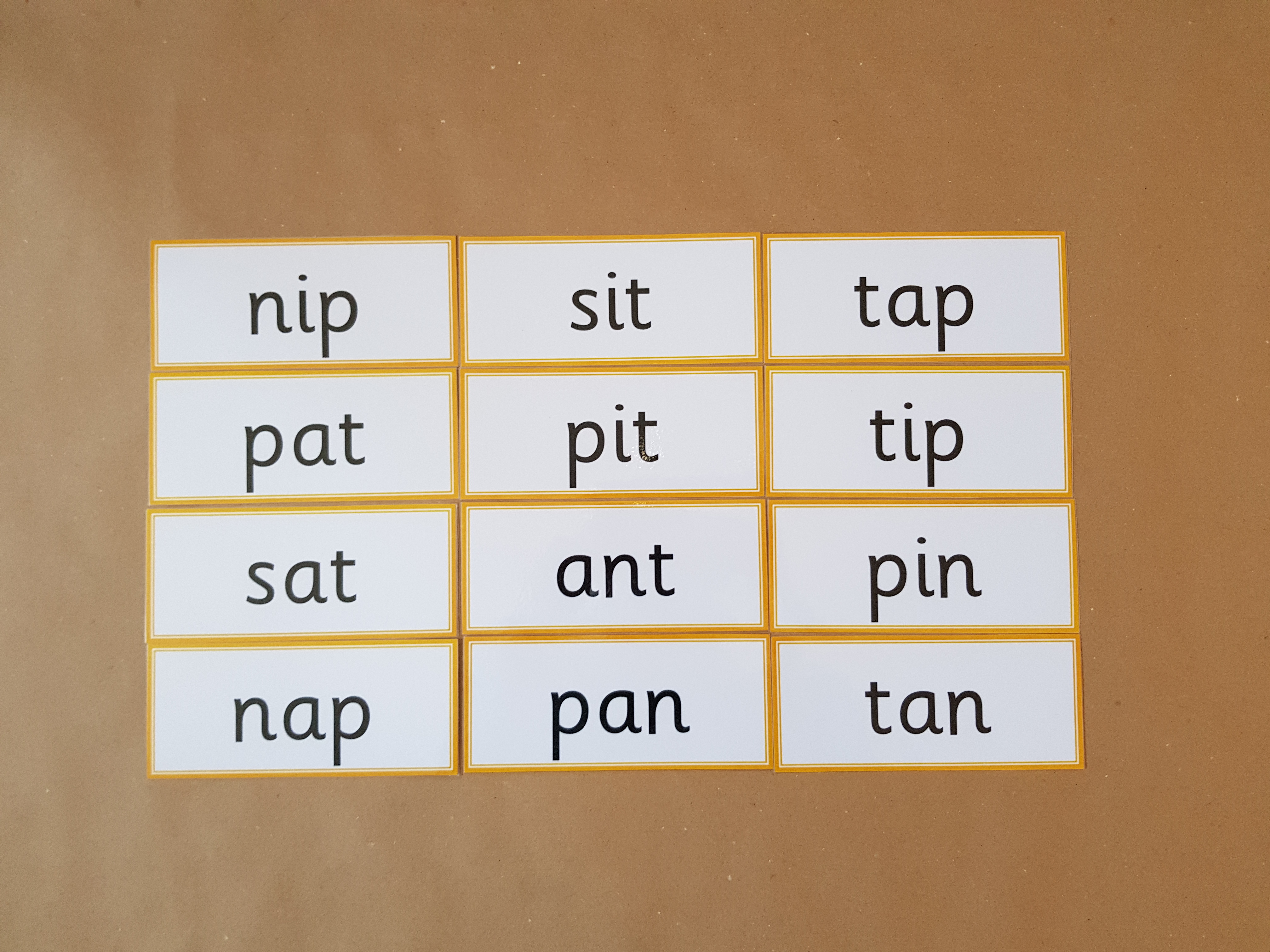 SATPIN Word building activity - Read, Make and Write 