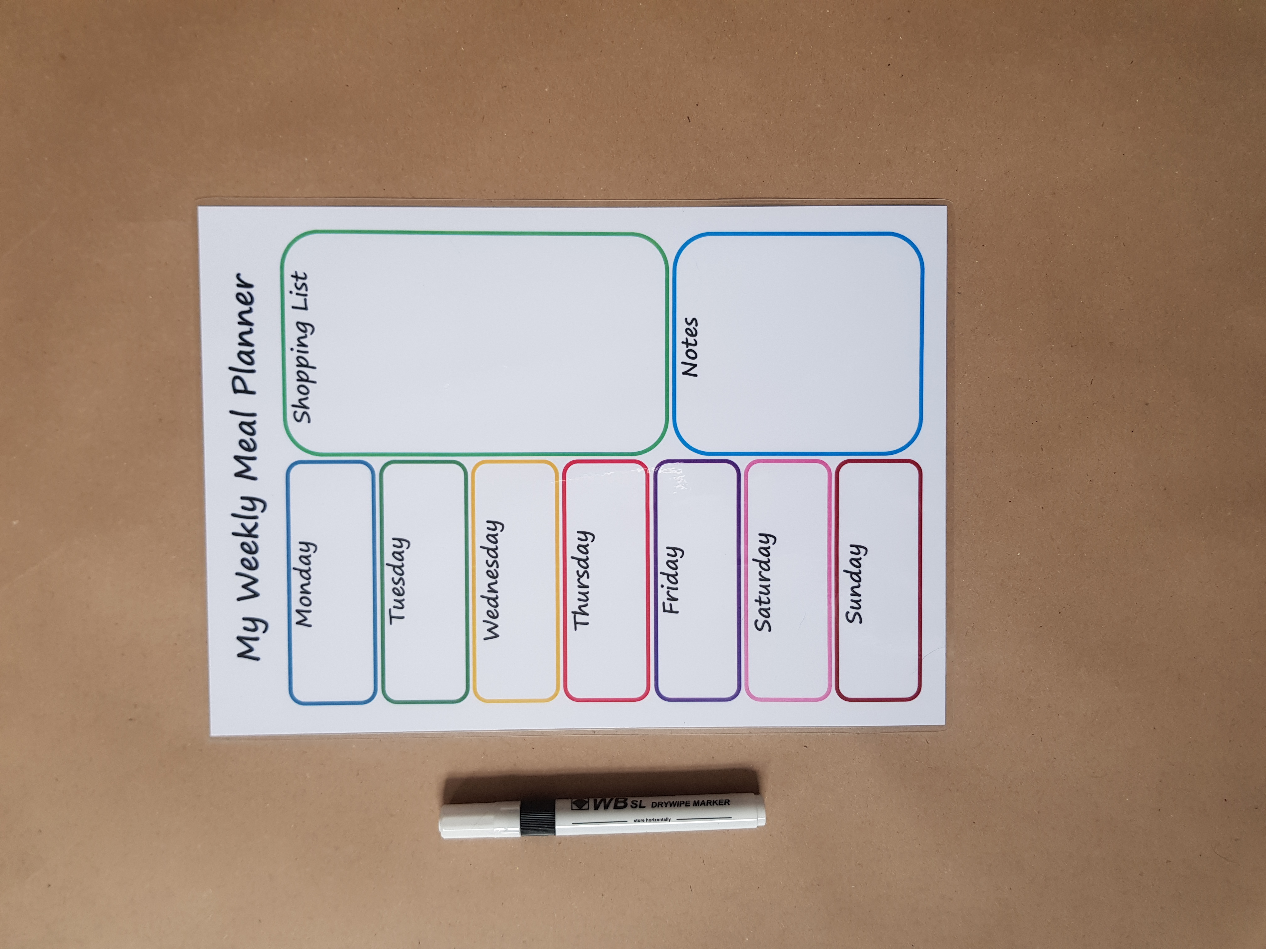 My Weekly Planner with Shopping List