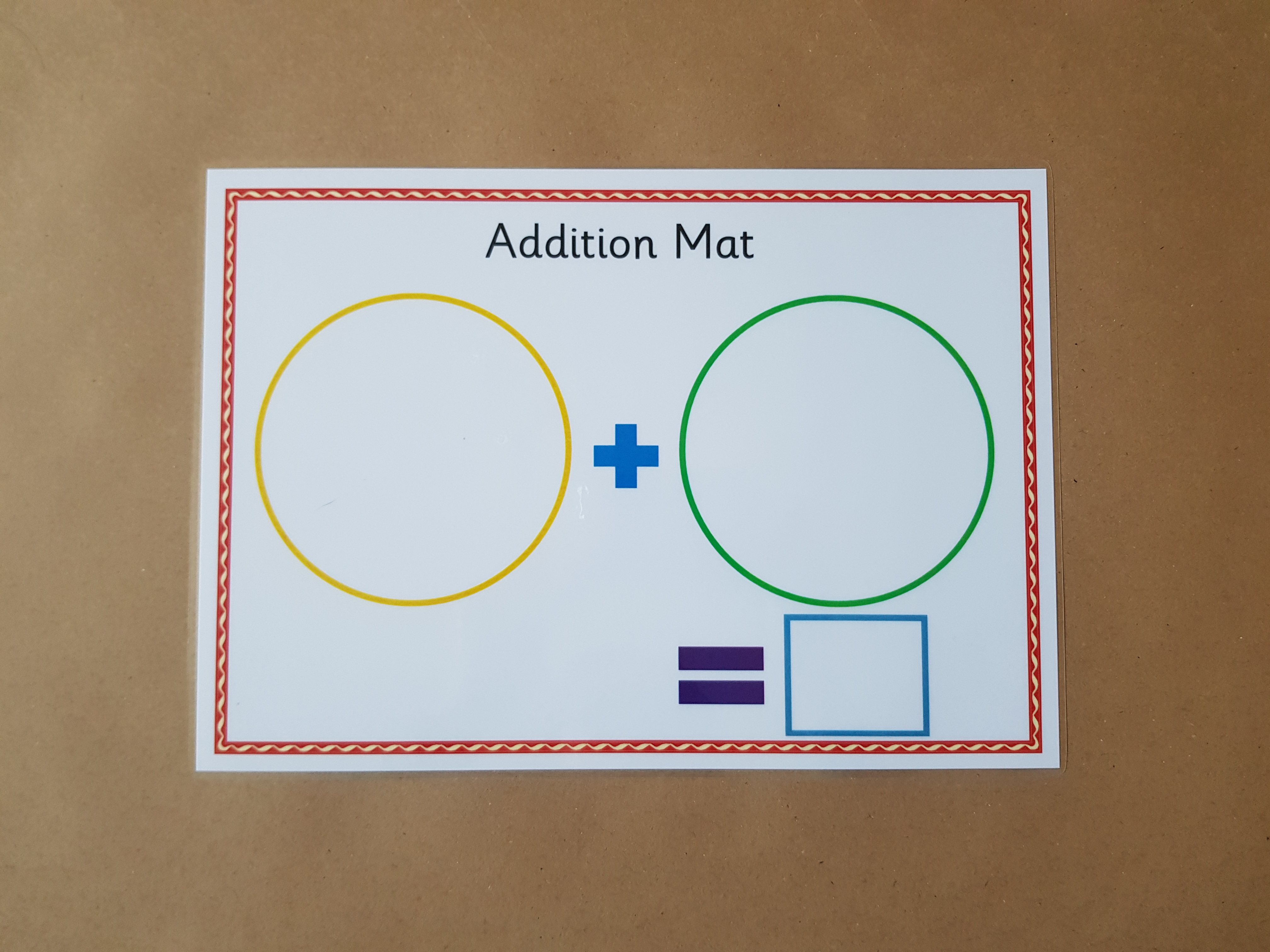 Addition and subtraction mats