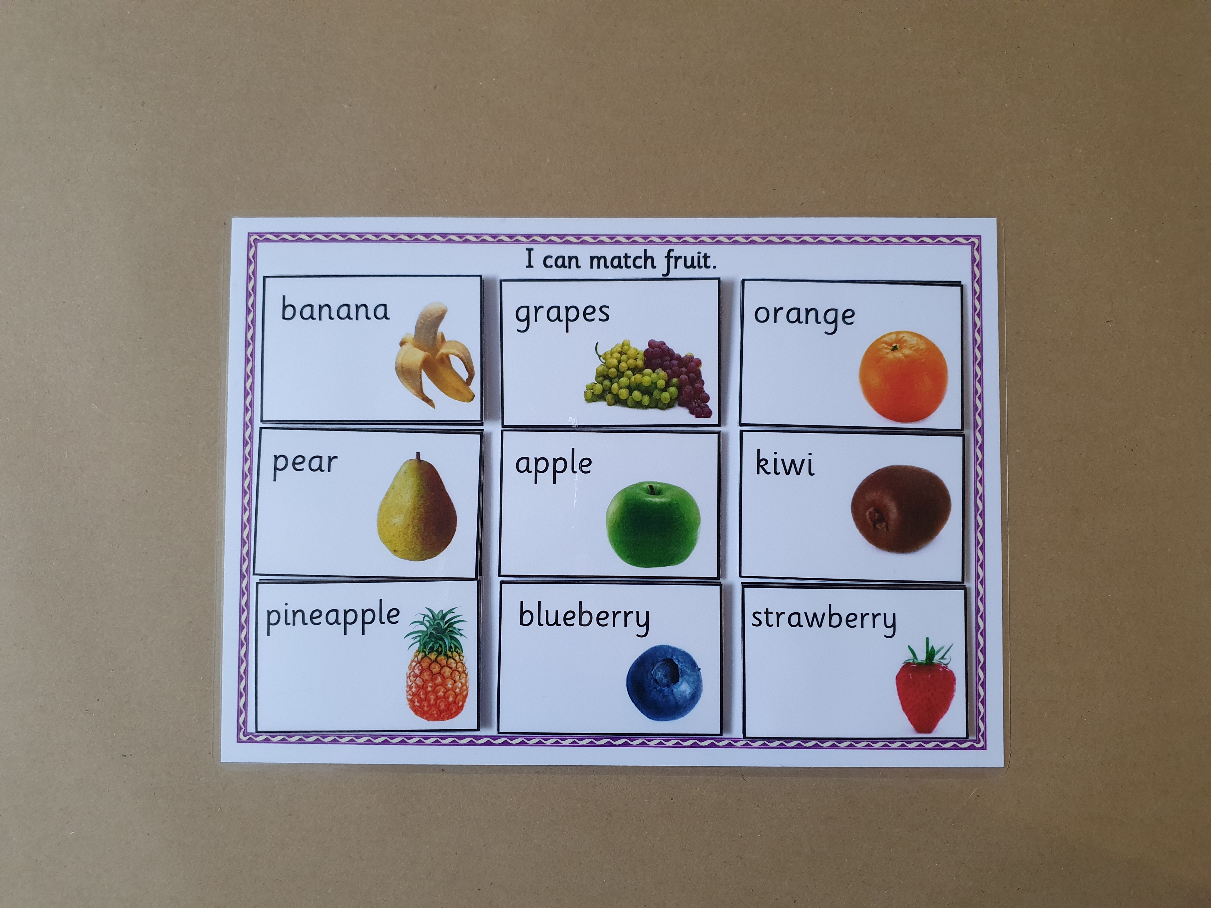 Fruit Matching Game