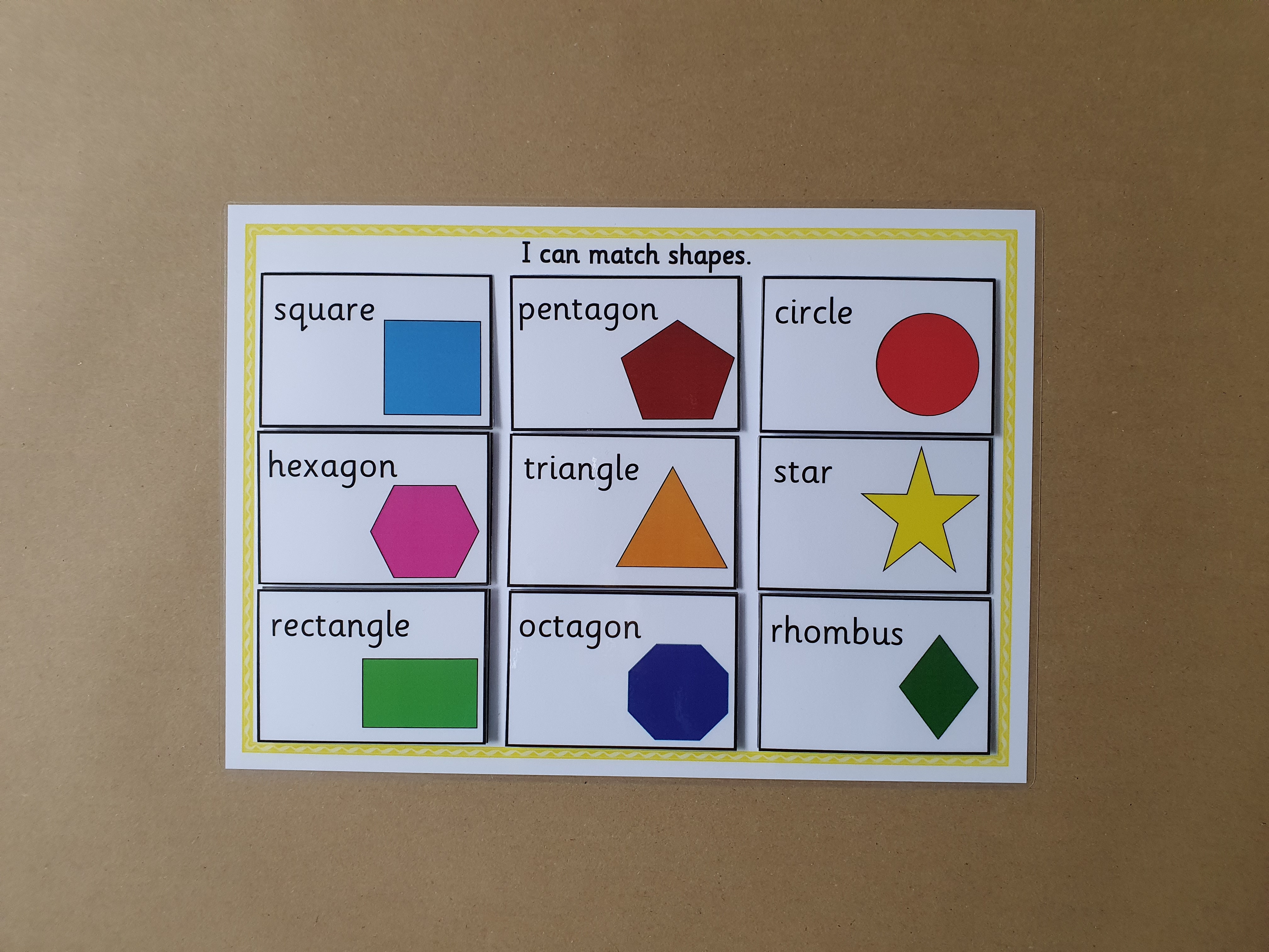 Shape Matching Game
