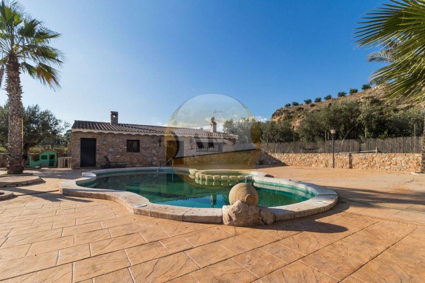 Chalet con piscina en Mula