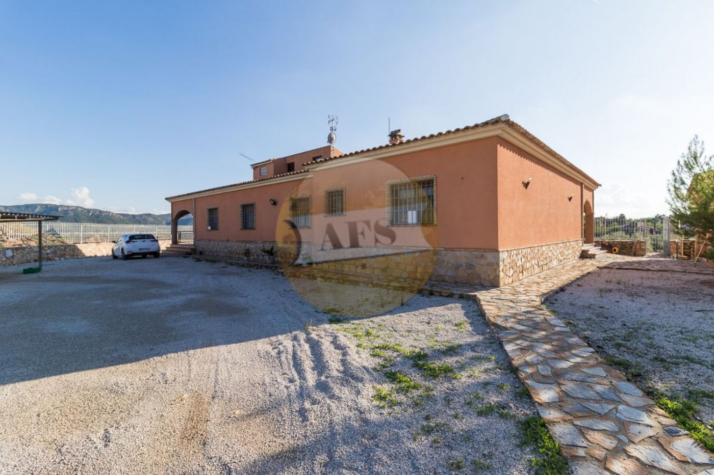 Chalet con piscina en Mula