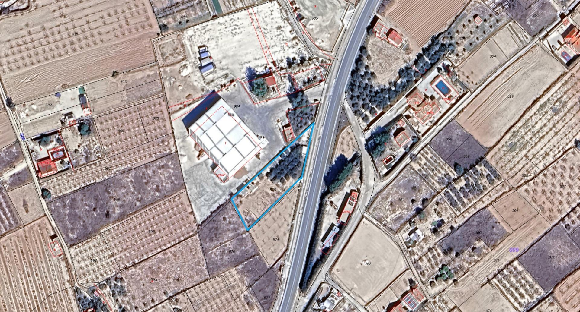 Finca rústica con edificación, olivos y frutales en Las Carreras, Pliego (Murcia)