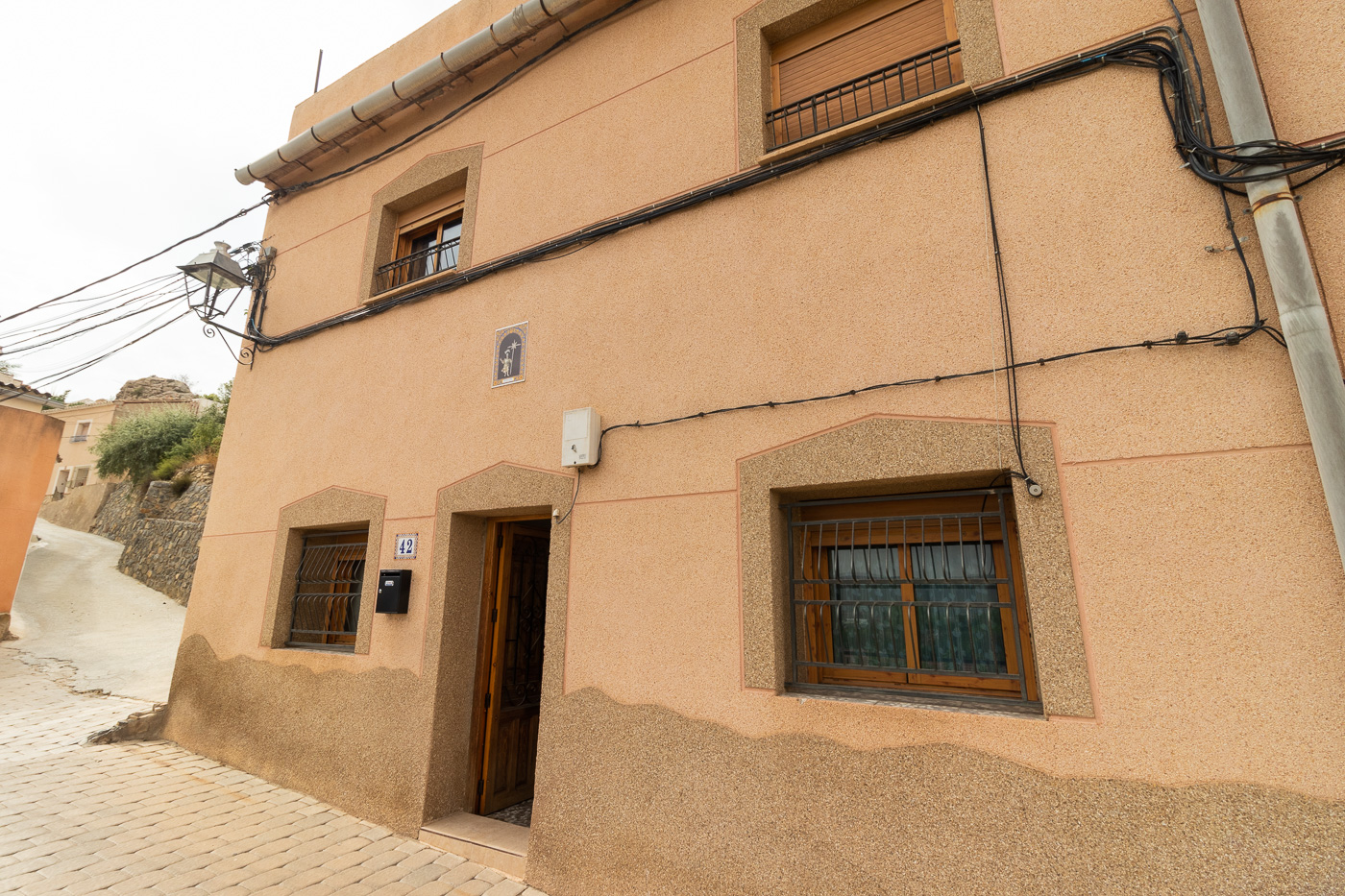 Casa con amplia terraza en Mula