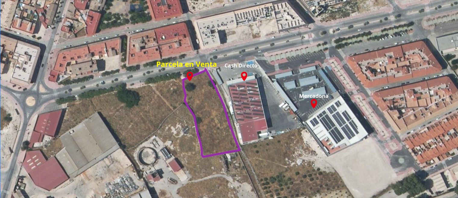 Parcela Urbanizable de 3.981 m² en Mula (Zona San Sebastián) – Ubicación Estratégica junto a Cash Directo