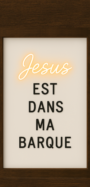 Jésus dans ma barque 