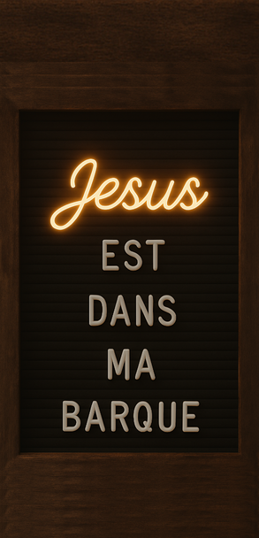 Jésus dans ma barque 