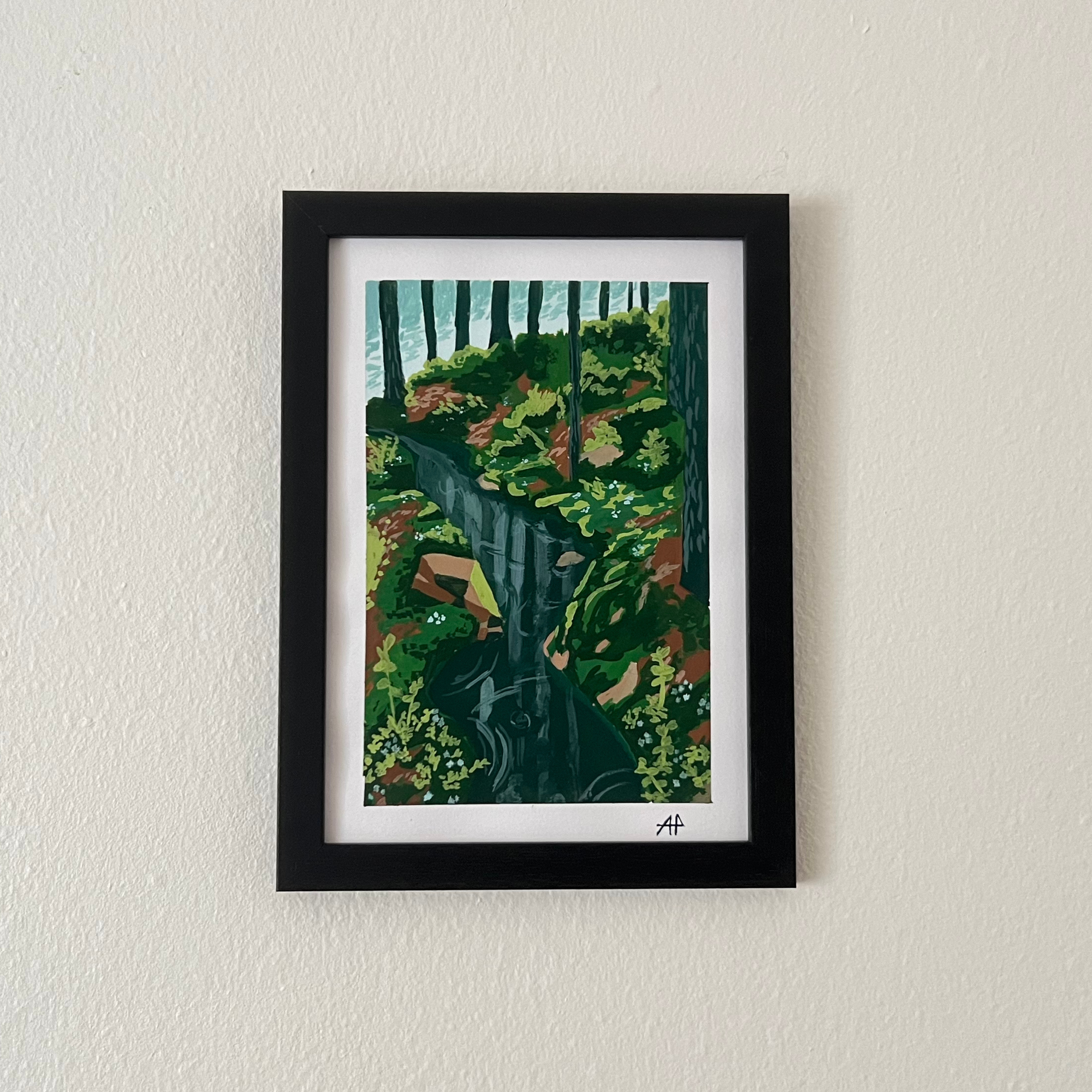 Flowing Stream Original Landscape Painting