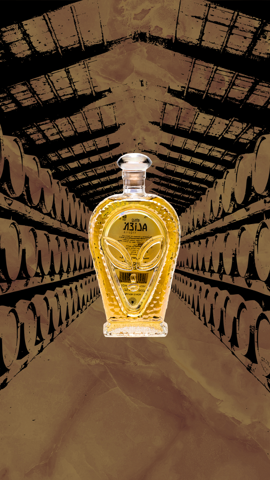 Alien Tequila Reposado 750 ML
