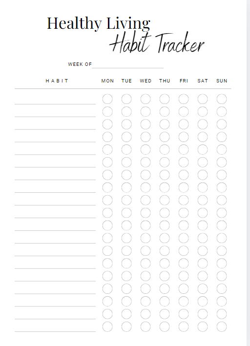 Healthy Living Journal