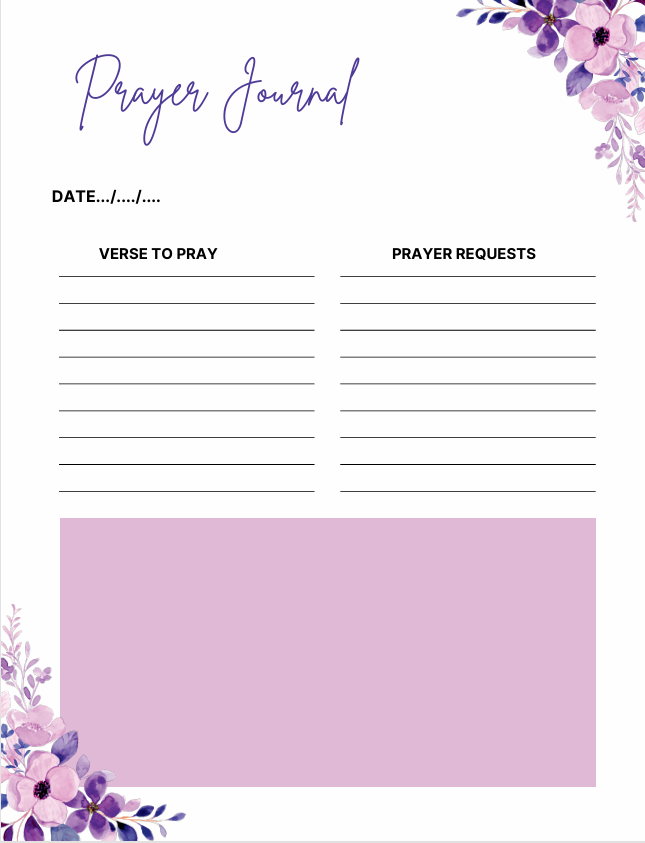 Prayer Journal Bundle