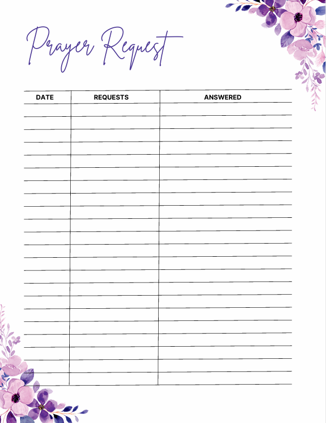 Prayer Journal Bundle