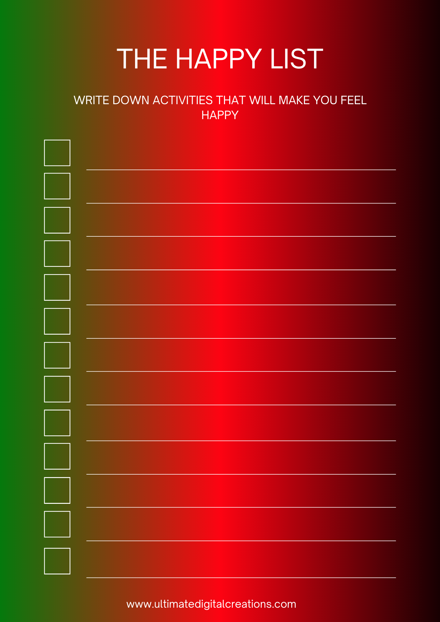 Self Love Planner-Melanin Girl