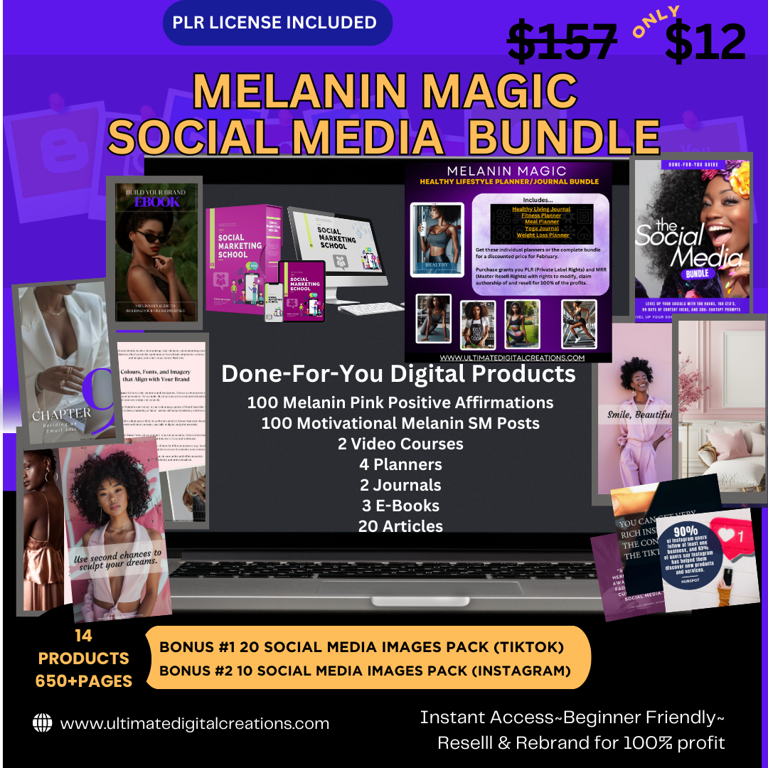 Social Media Bundle (Melanin)