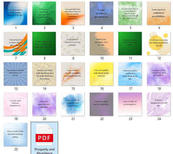 Affirmations Bundle