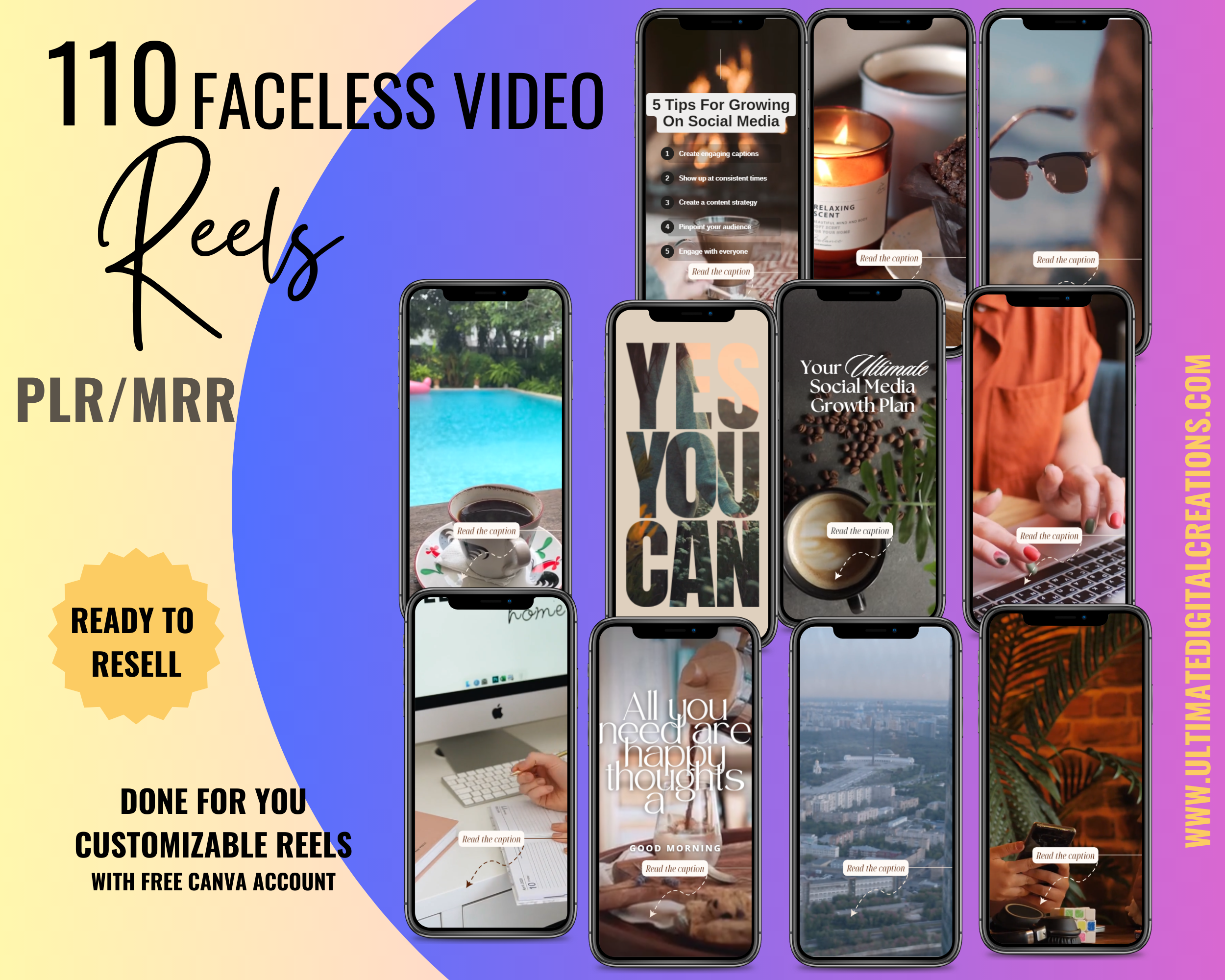 110 Faceless Video Reels
