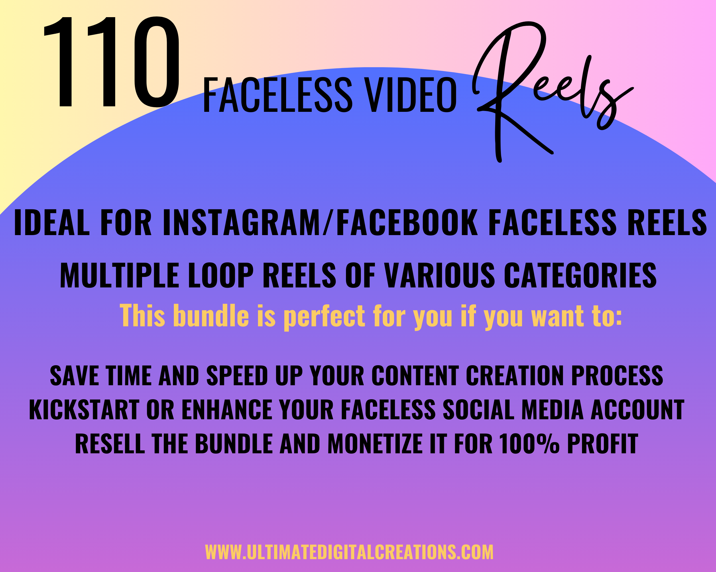 110 Faceless Video Reels