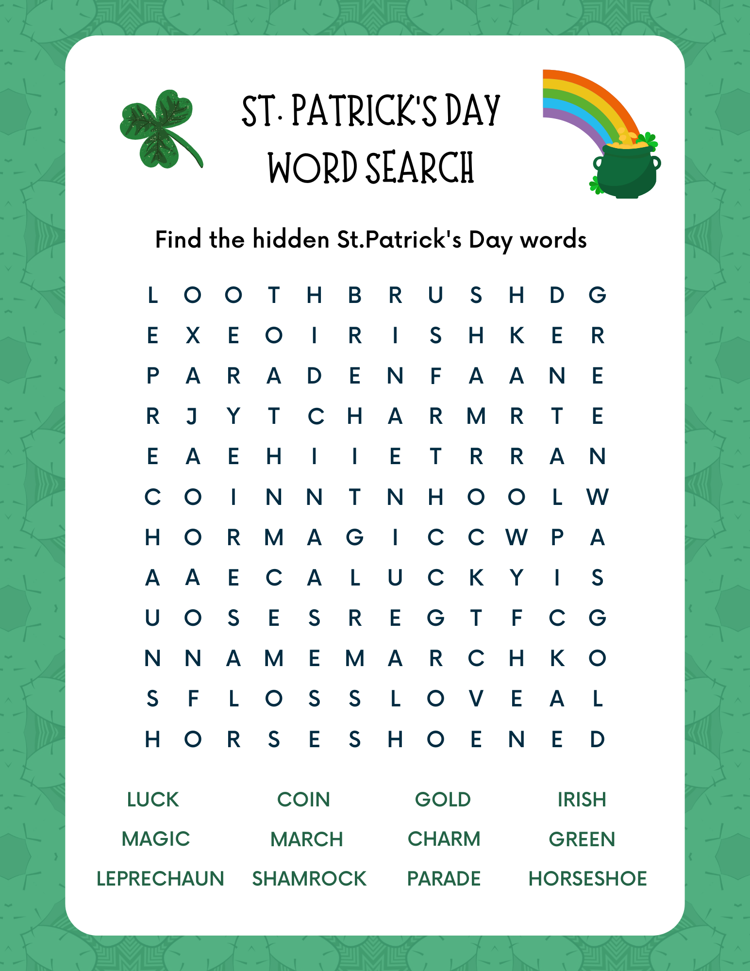 Saint Patrick's Day Digital Bundle