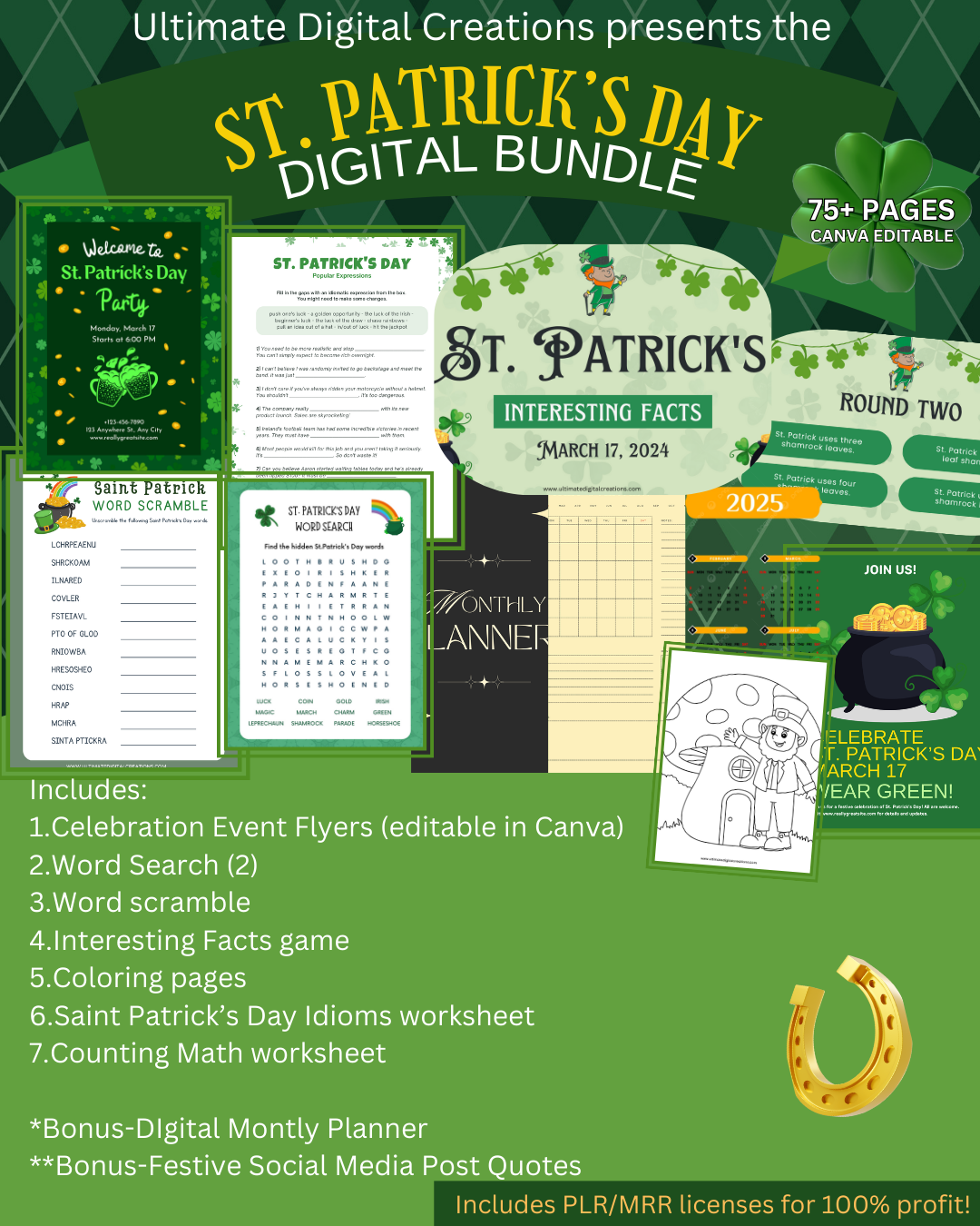 Saint Patrick's Day Digital Bundle