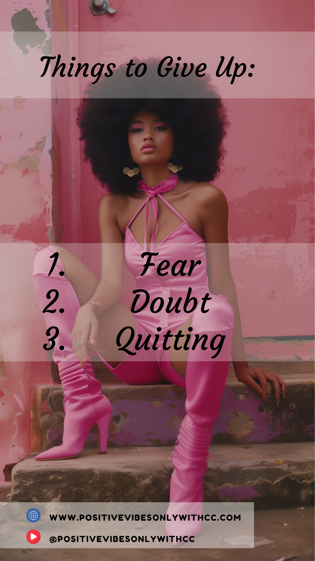 100 Pink Positive Melanin Affirmations