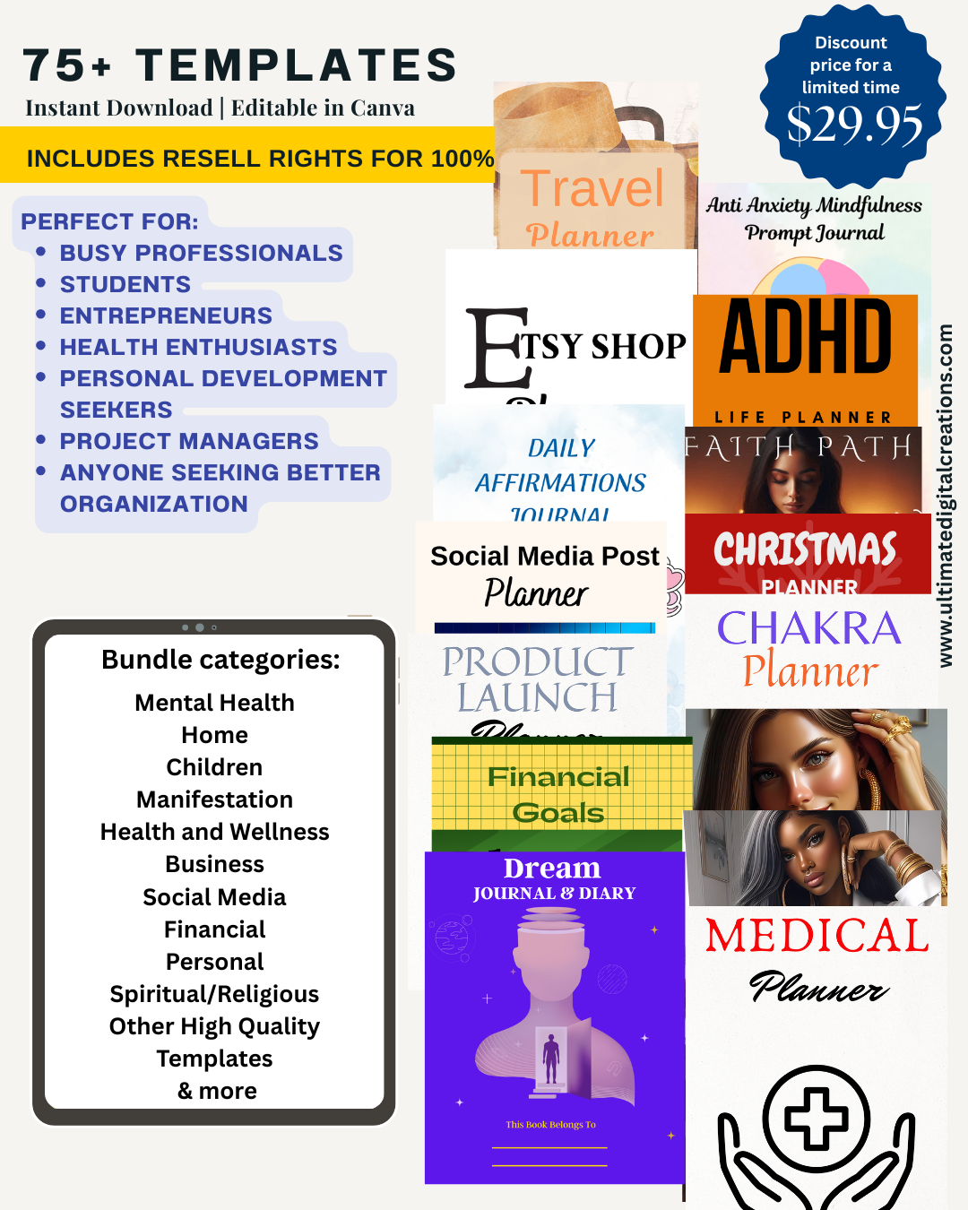 Ultimate Digital Planning & Tracking Bundle
