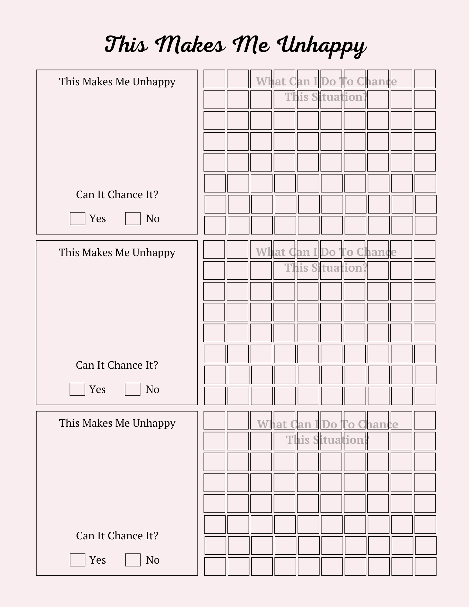 Self Care Planner 