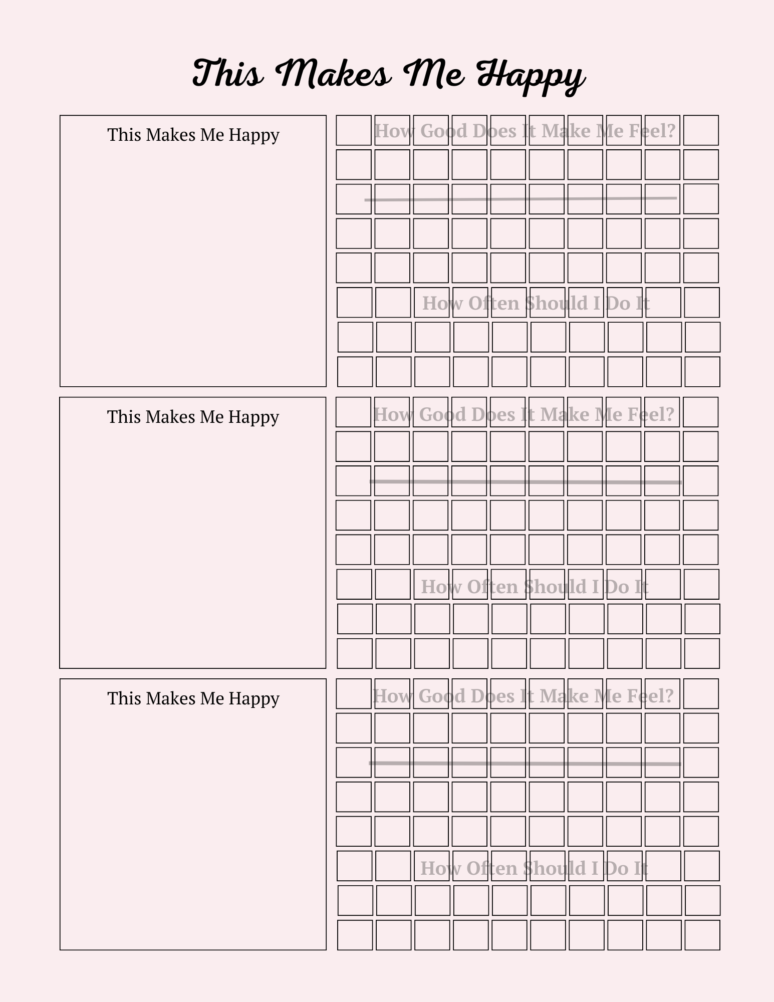 Self Care Planner 