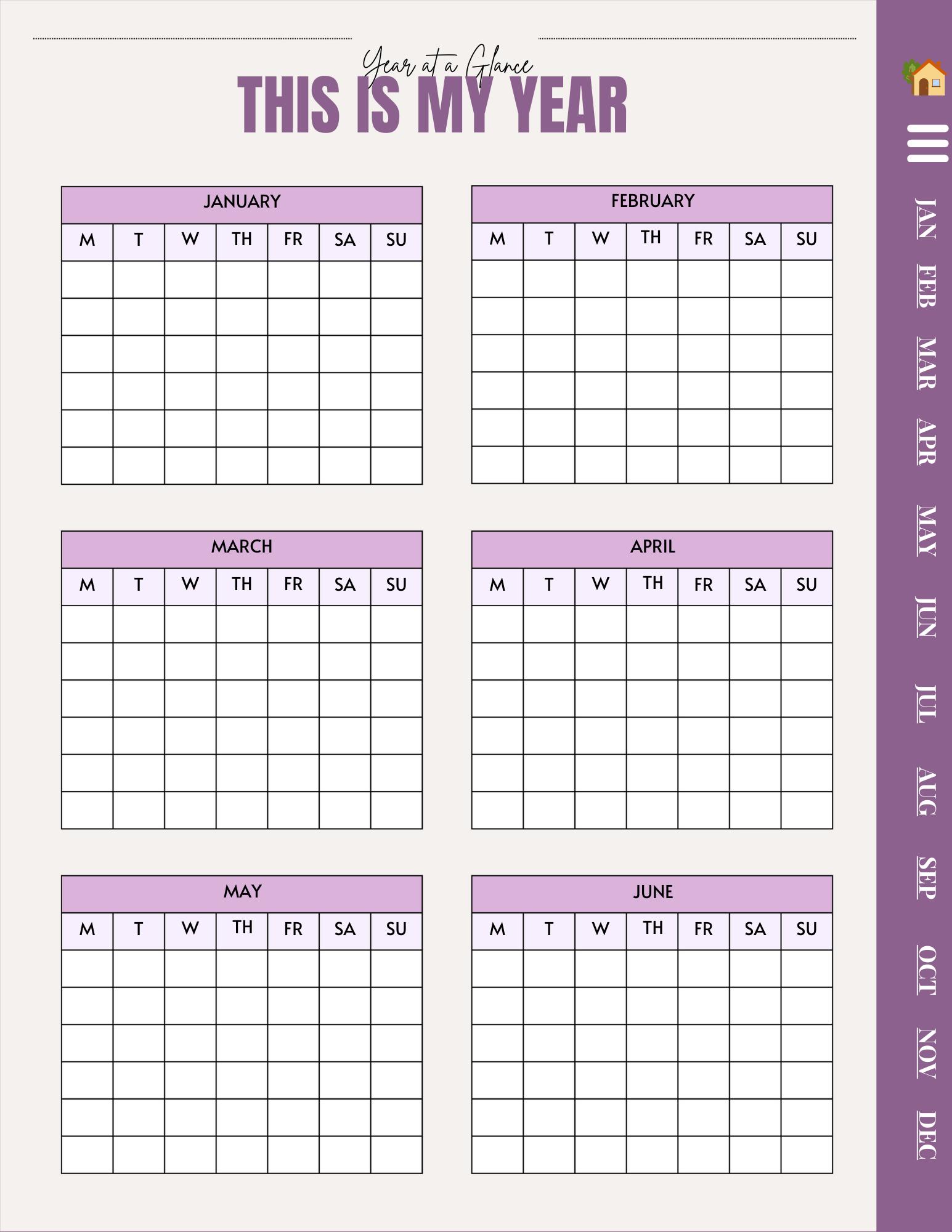 Melanin Girl Digital Planner (undated)