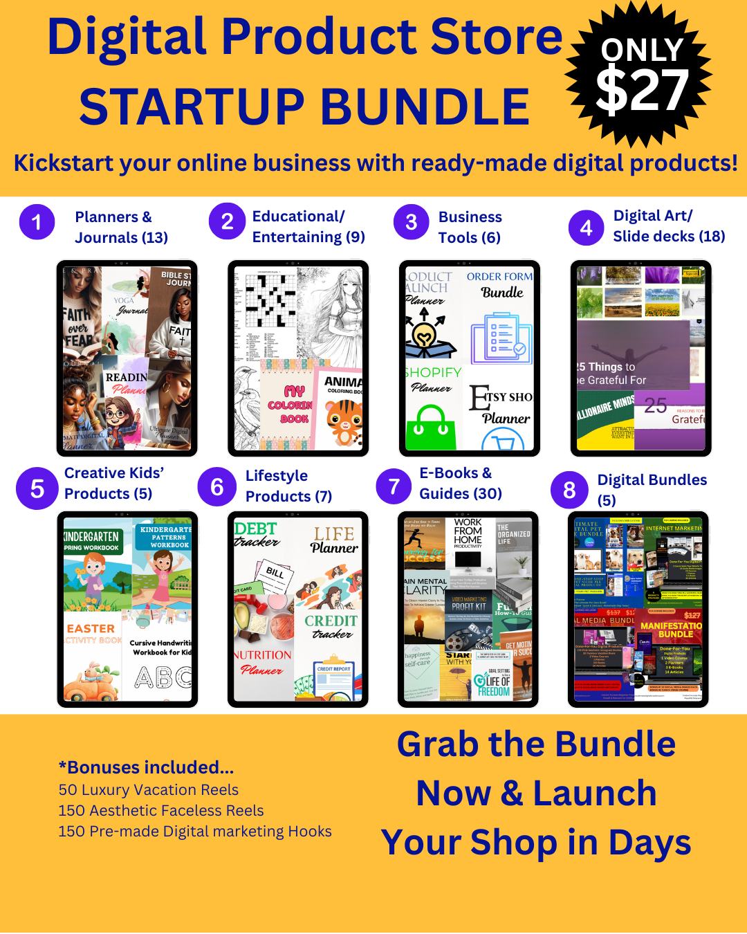 Digital Product Store Startup Bundle