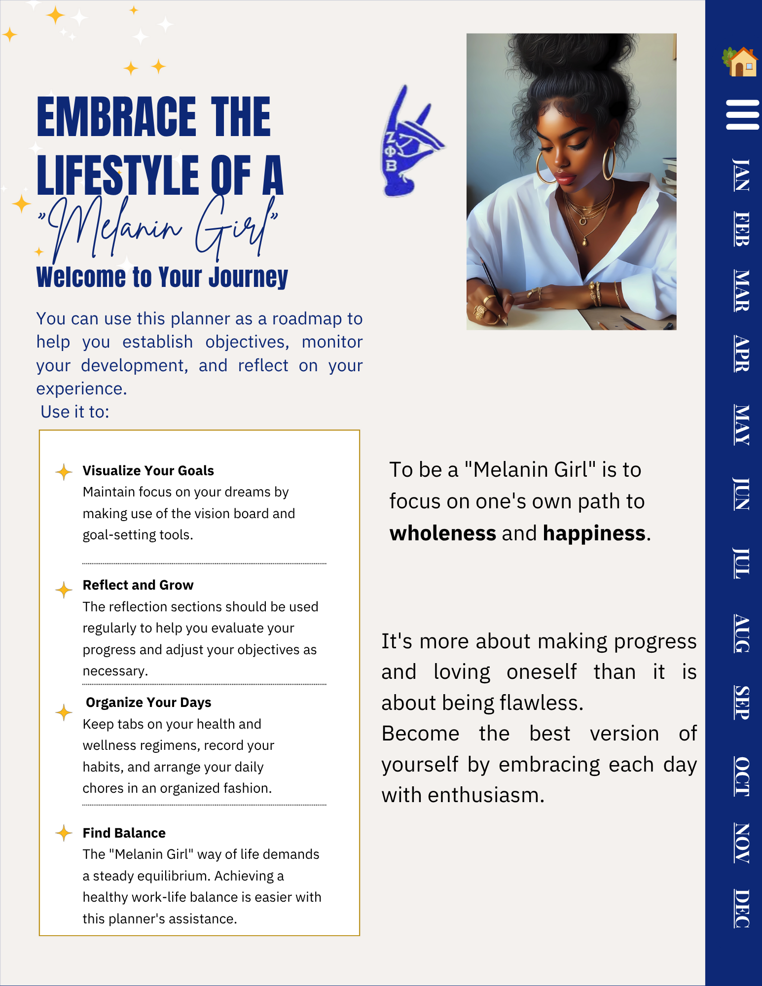 Zeta Phi Beta Digital Planner