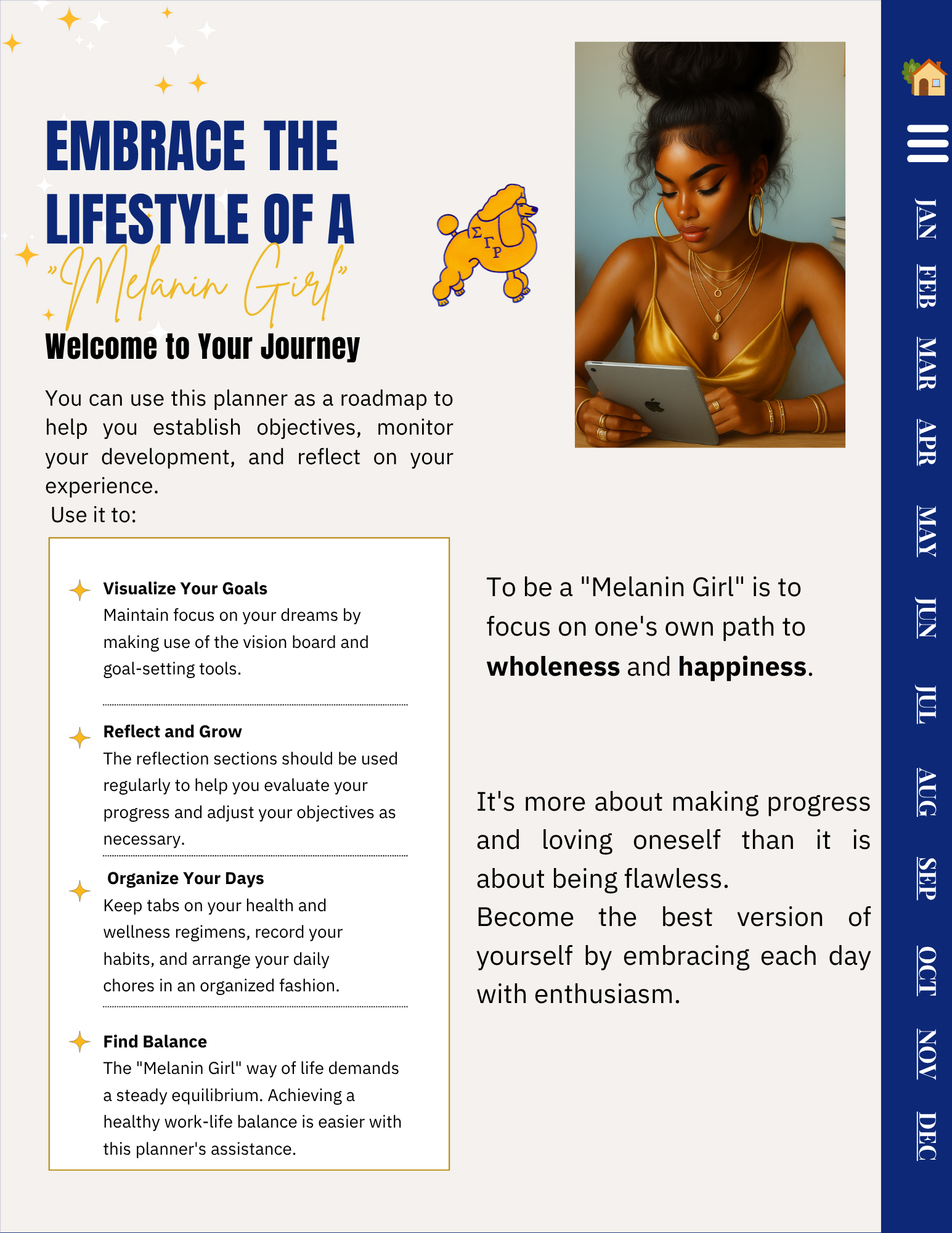 Sigma Gamma Rho Digital Planner