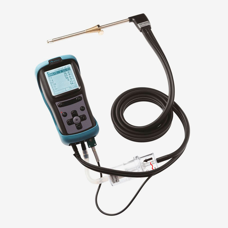 Seitron S500-3 | Analizador de Combustión O2, CO, CO2, NO, NOx Bluetooth