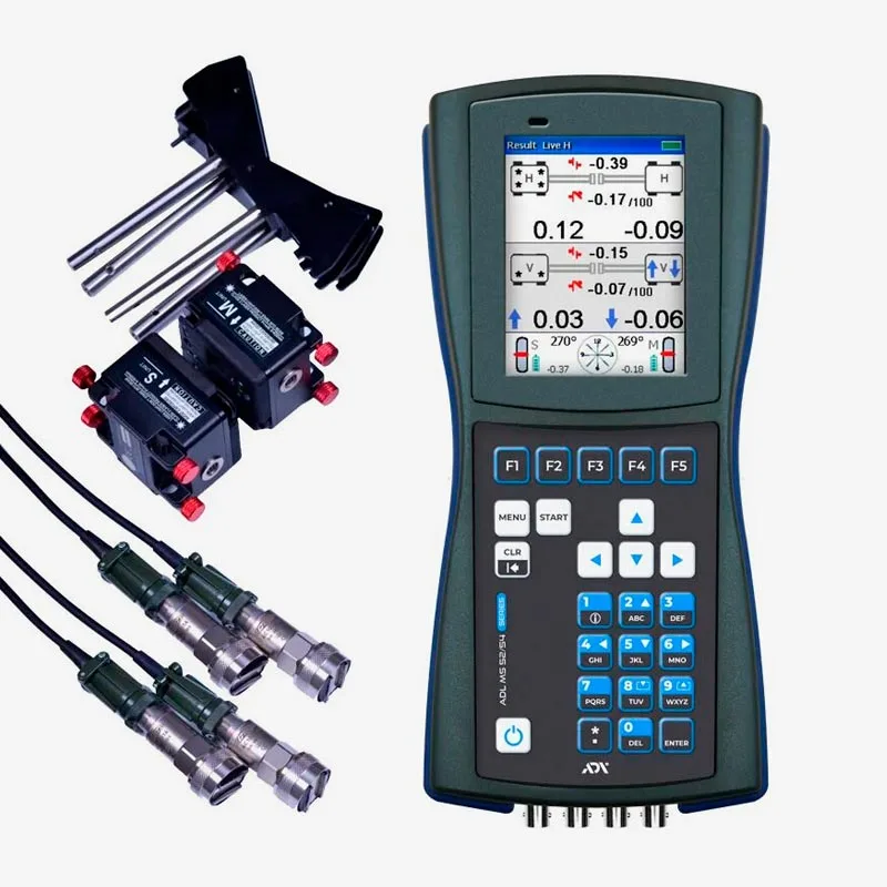 Adelix ADL-MS54Pro | Analizador de Vibración 4 Canales y Alineador Láser de Ejes