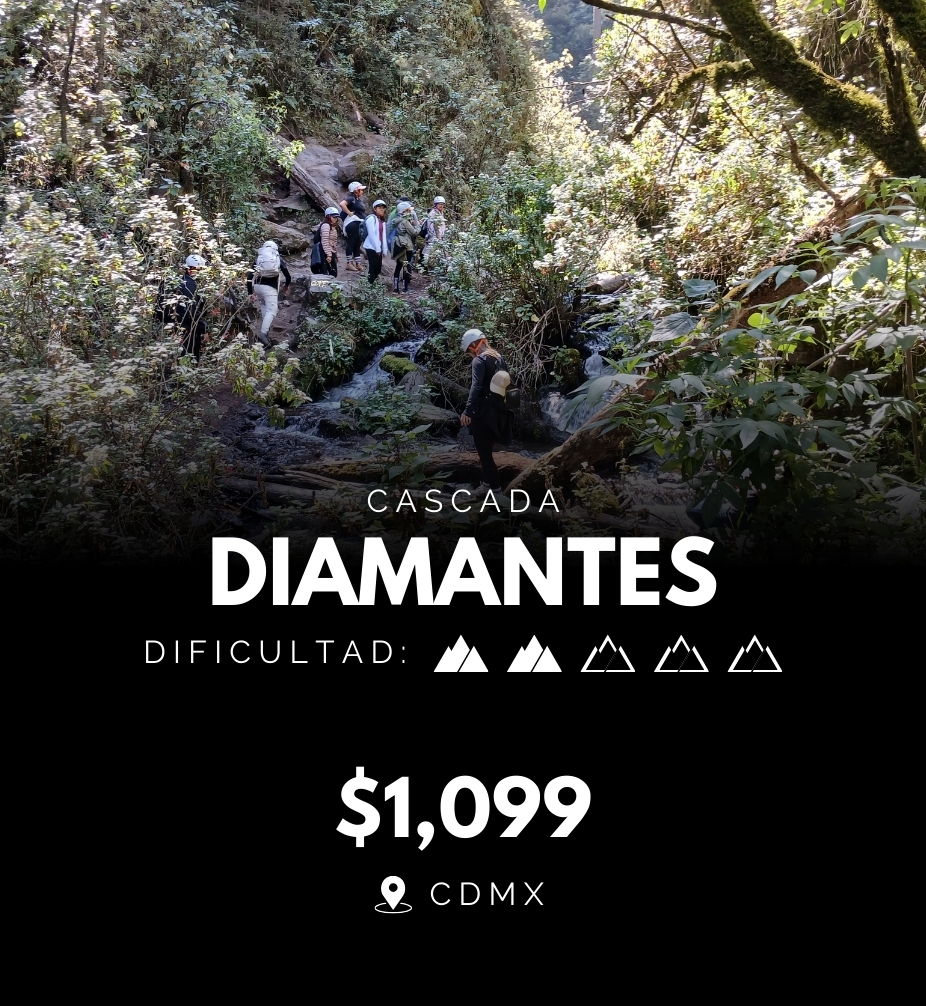 Cascada diamantes (Reserva 50%)