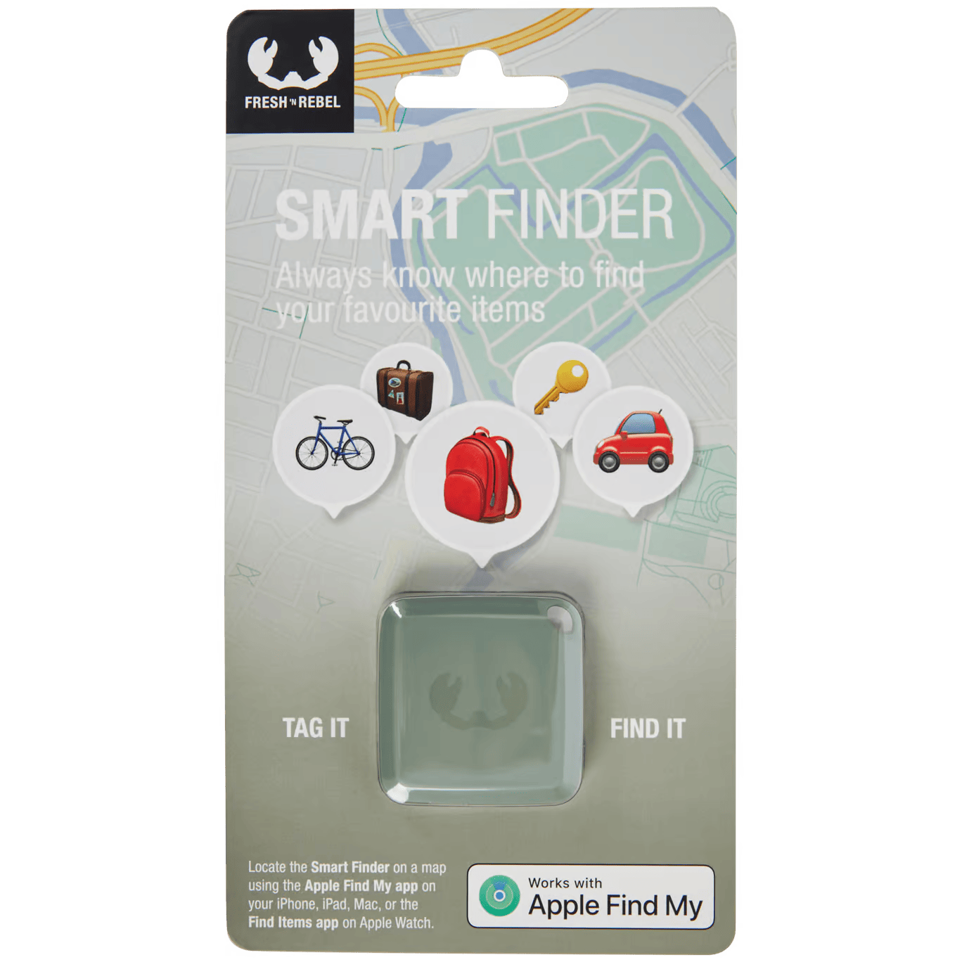 Smart Finder : Traceur Bluetooth, Dispositif de Localisation, Trouve-objet pour Clés, Portefeuille, Bagage...