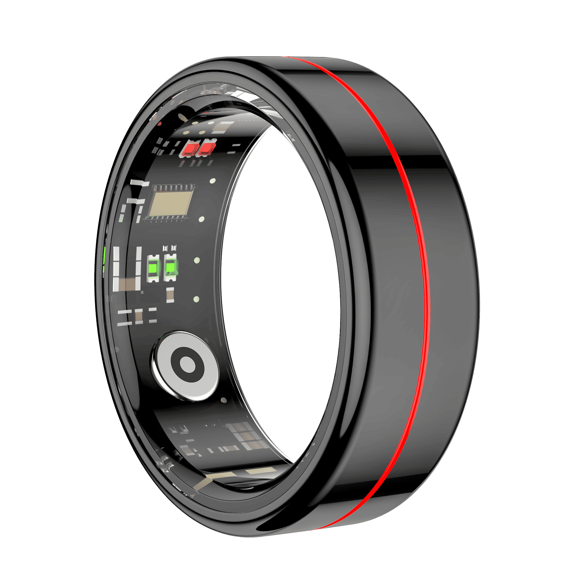 Smart Ring Standard : Santé Sommeil Respiration Tracker Étanche En Acier Inoxydable Hommes Dames Anneau Intelligent 2025.