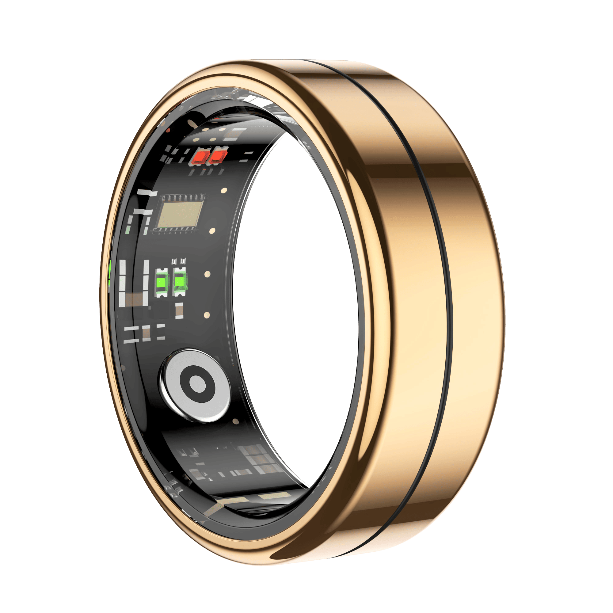 Smart Ring Standard : Santé Sommeil Respiration Tracker Étanche En Acier Inoxydable Hommes Dames Anneau Intelligent 2025.
