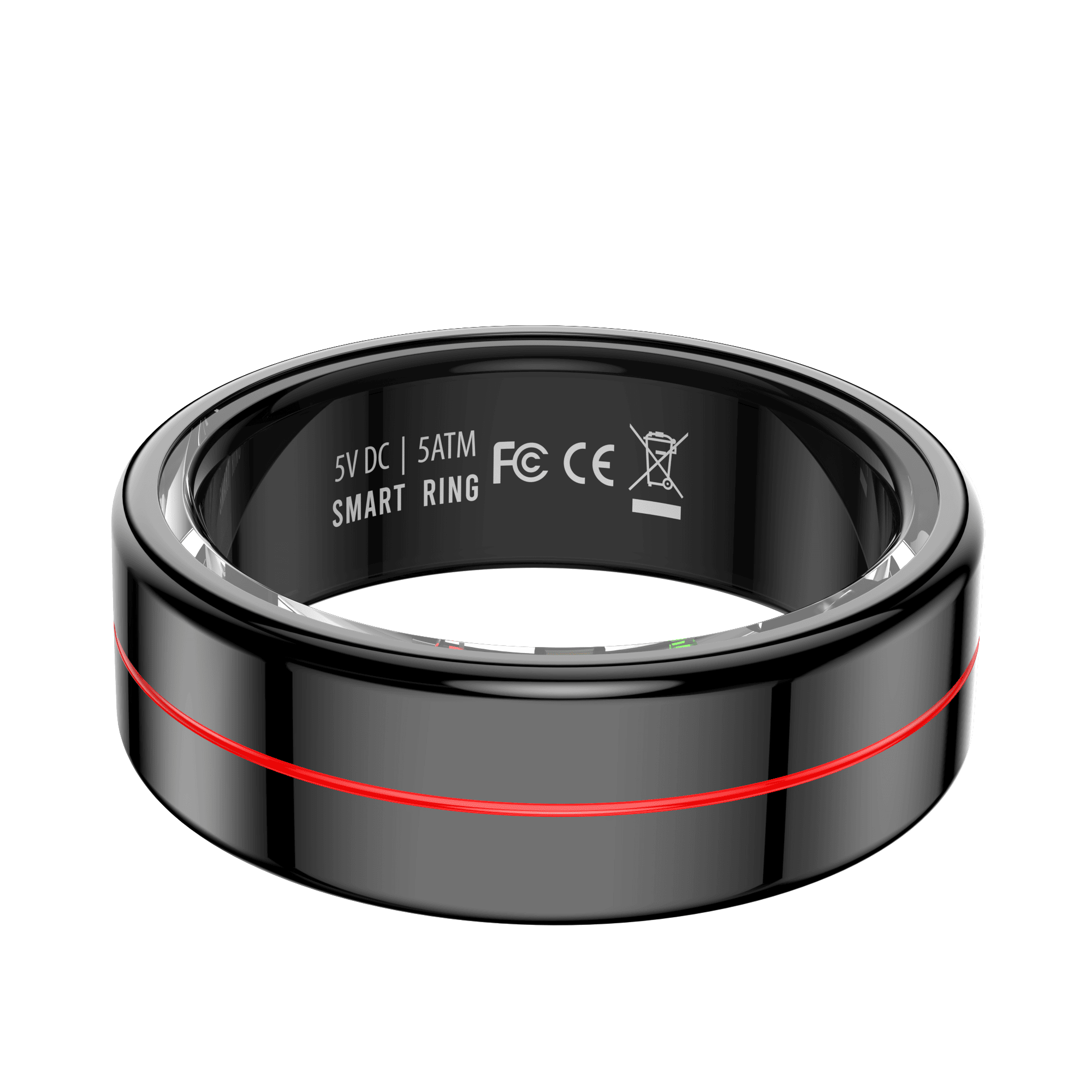 Smart Ring Standard : Santé Sommeil Respiration Tracker Étanche En Acier Inoxydable Hommes Dames Anneau Intelligent 2025.
