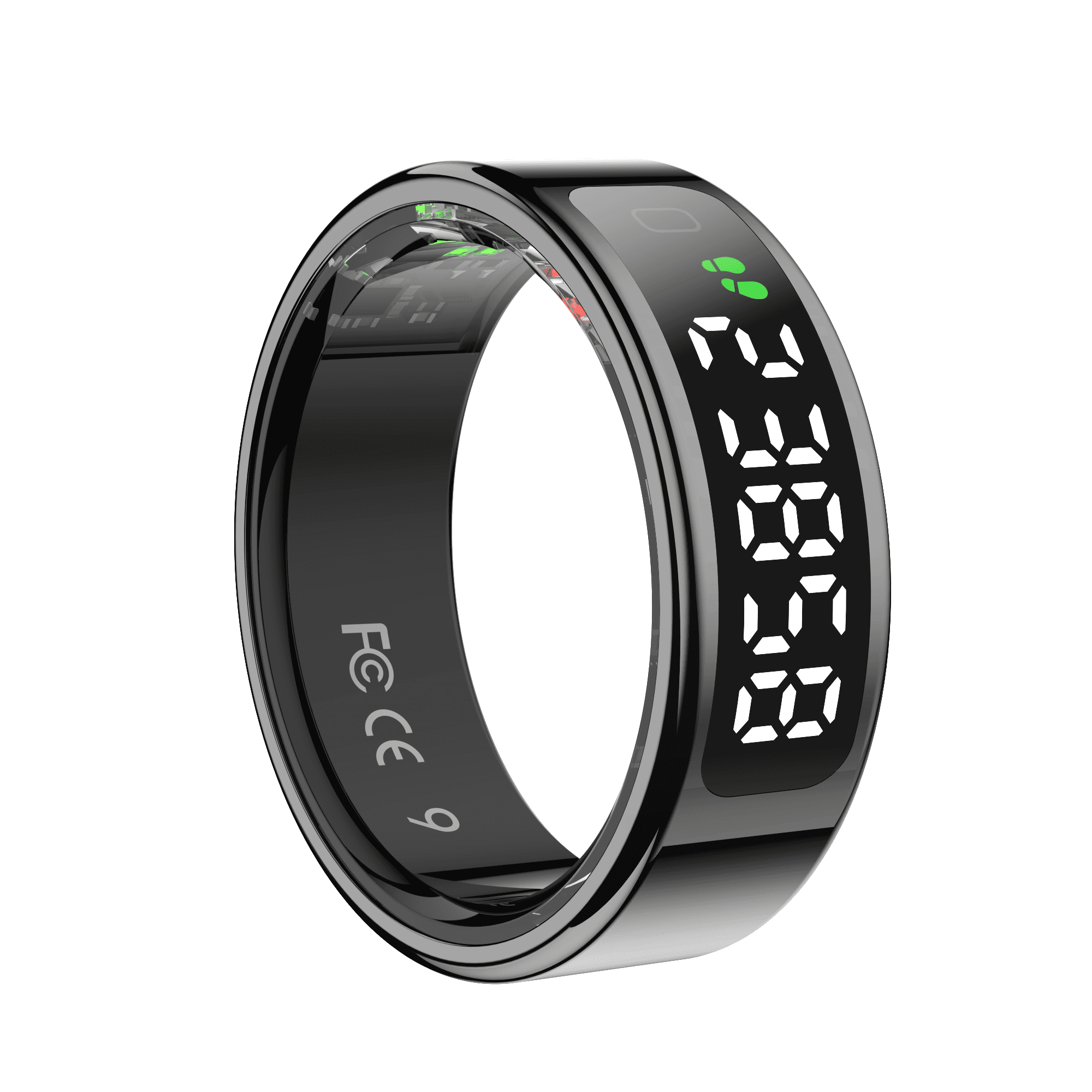 Smart Ring Pro :  Comptage de pas, distance, calcul de calories.