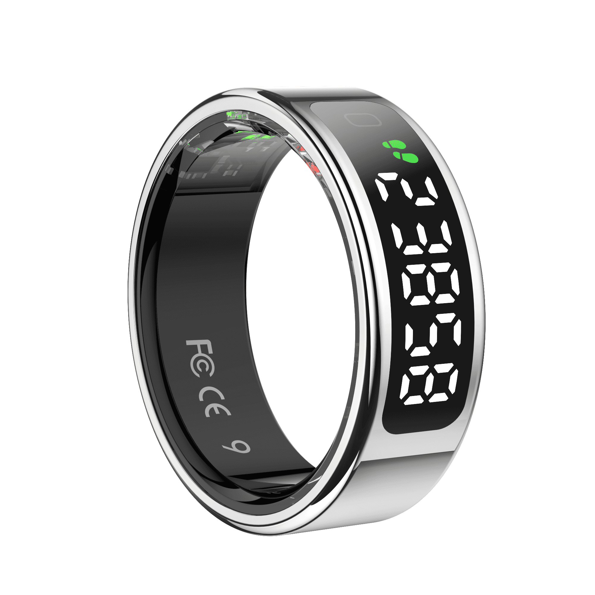 Smart Ring Pro :  Comptage de pas, distance, calcul de calories.