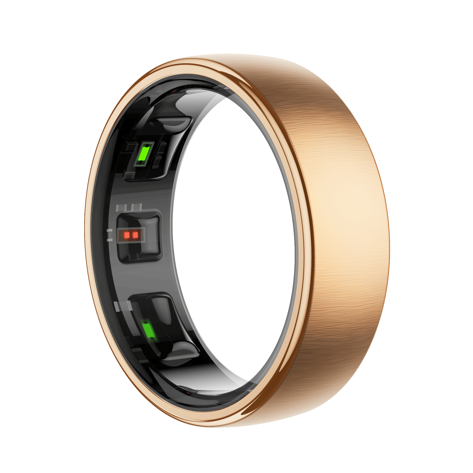  Smart Ring Luxe : fréquence cardiaque, température corporelle. Surveillance santé, stress, mesure d'oxygène sanguin. Modes sport multiples. Photographie.