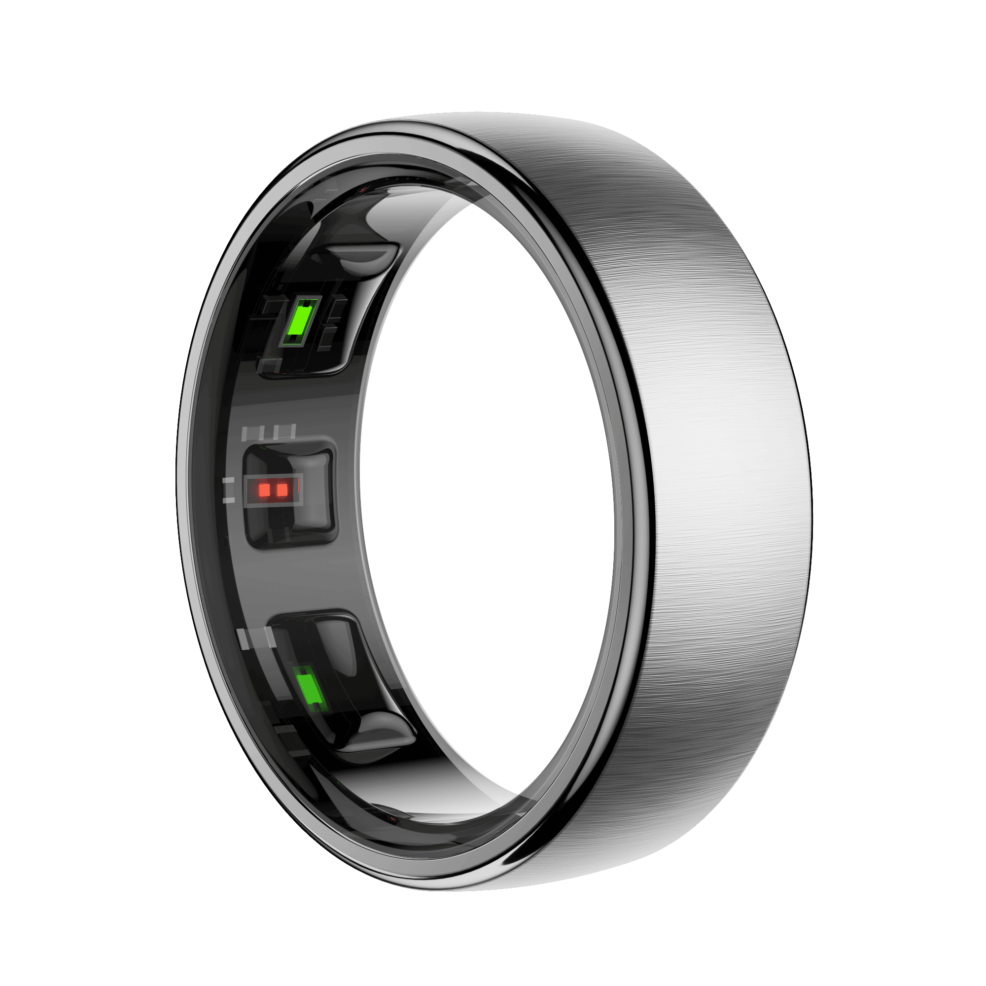  Smart Ring Luxe : fréquence cardiaque, température corporelle. Surveillance santé, stress, mesure d'oxygène sanguin. Modes sport multiples. Photographie.