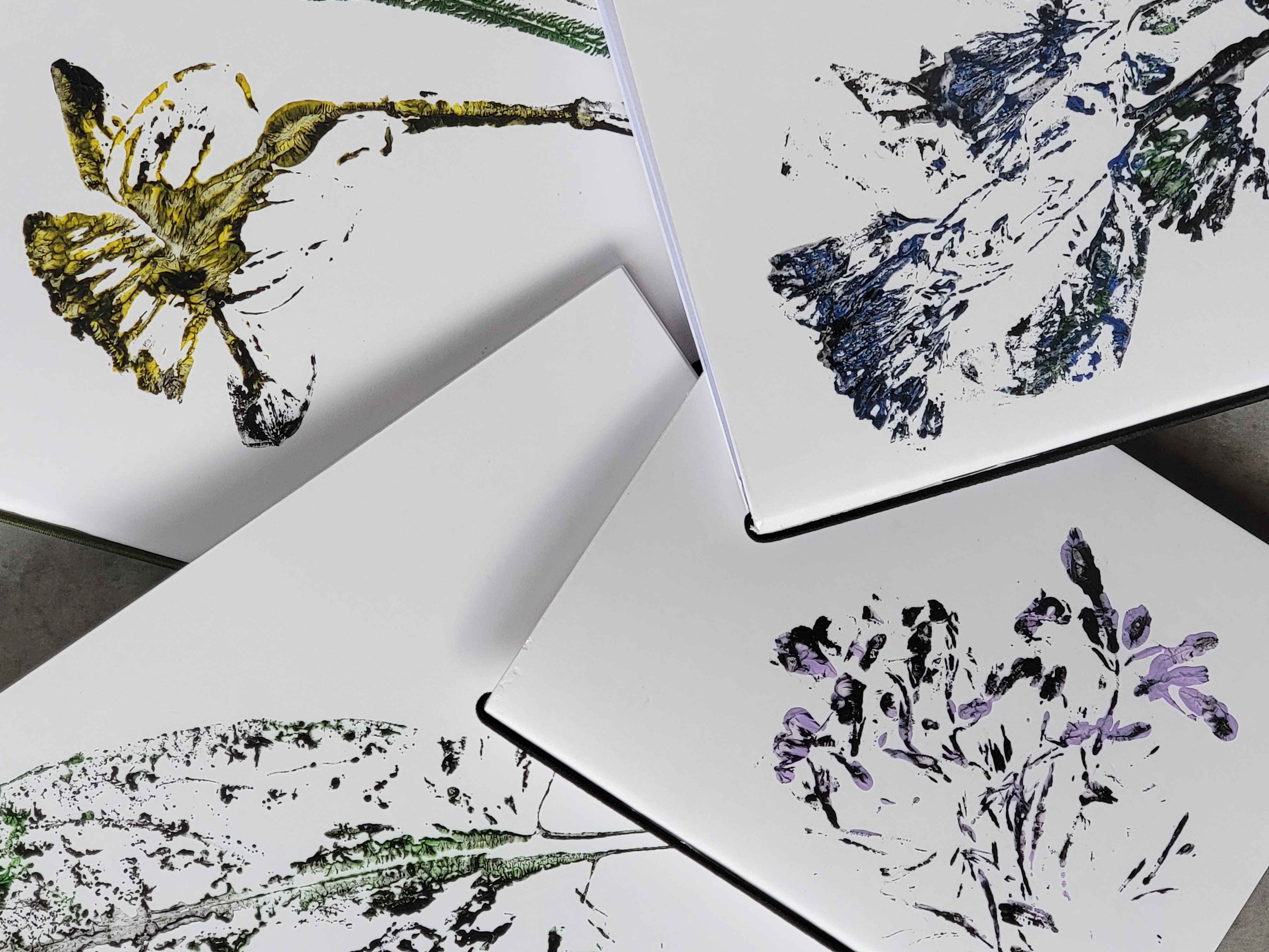 flower printing journals (refillable)