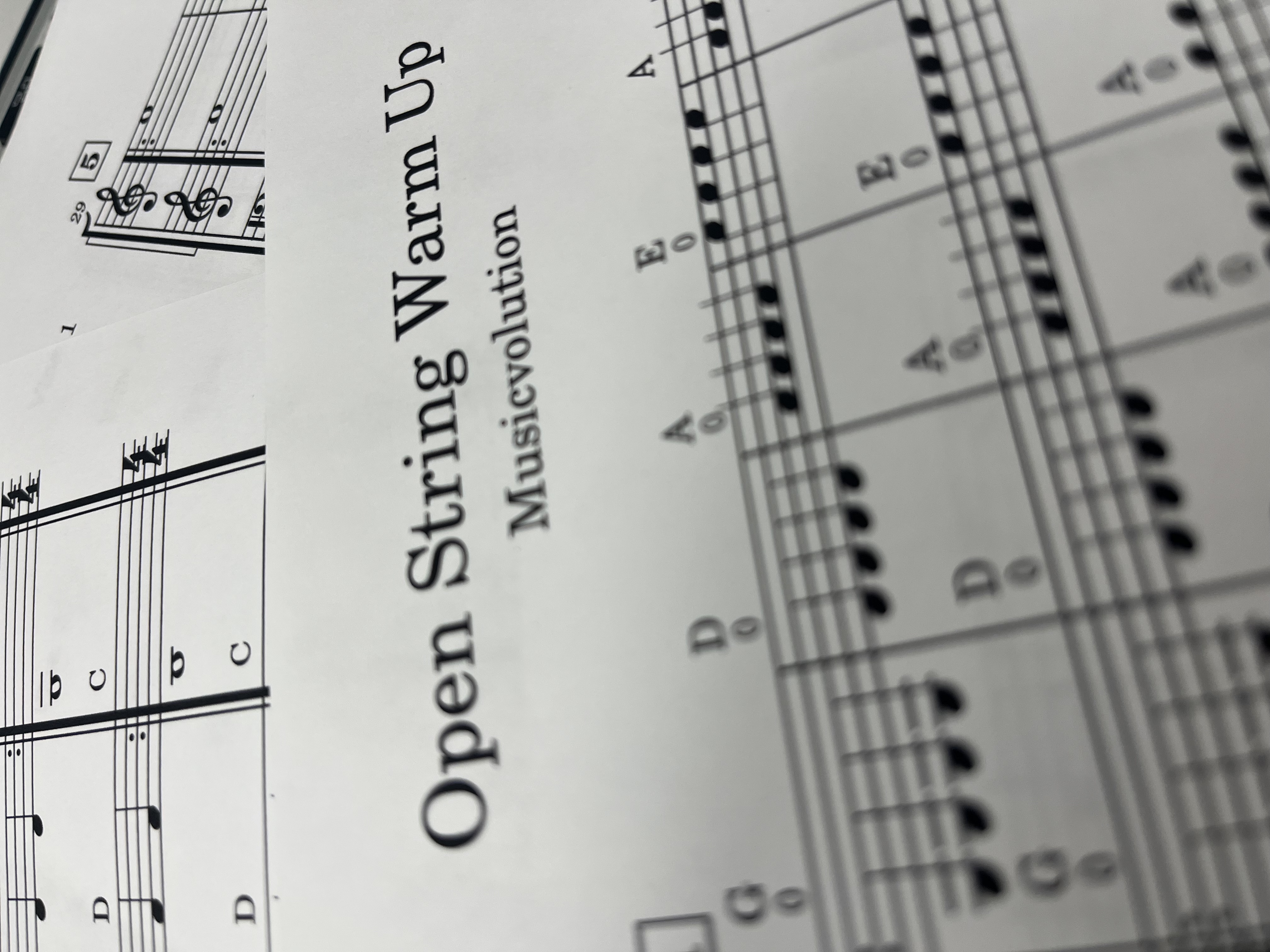 Open String Warm Up