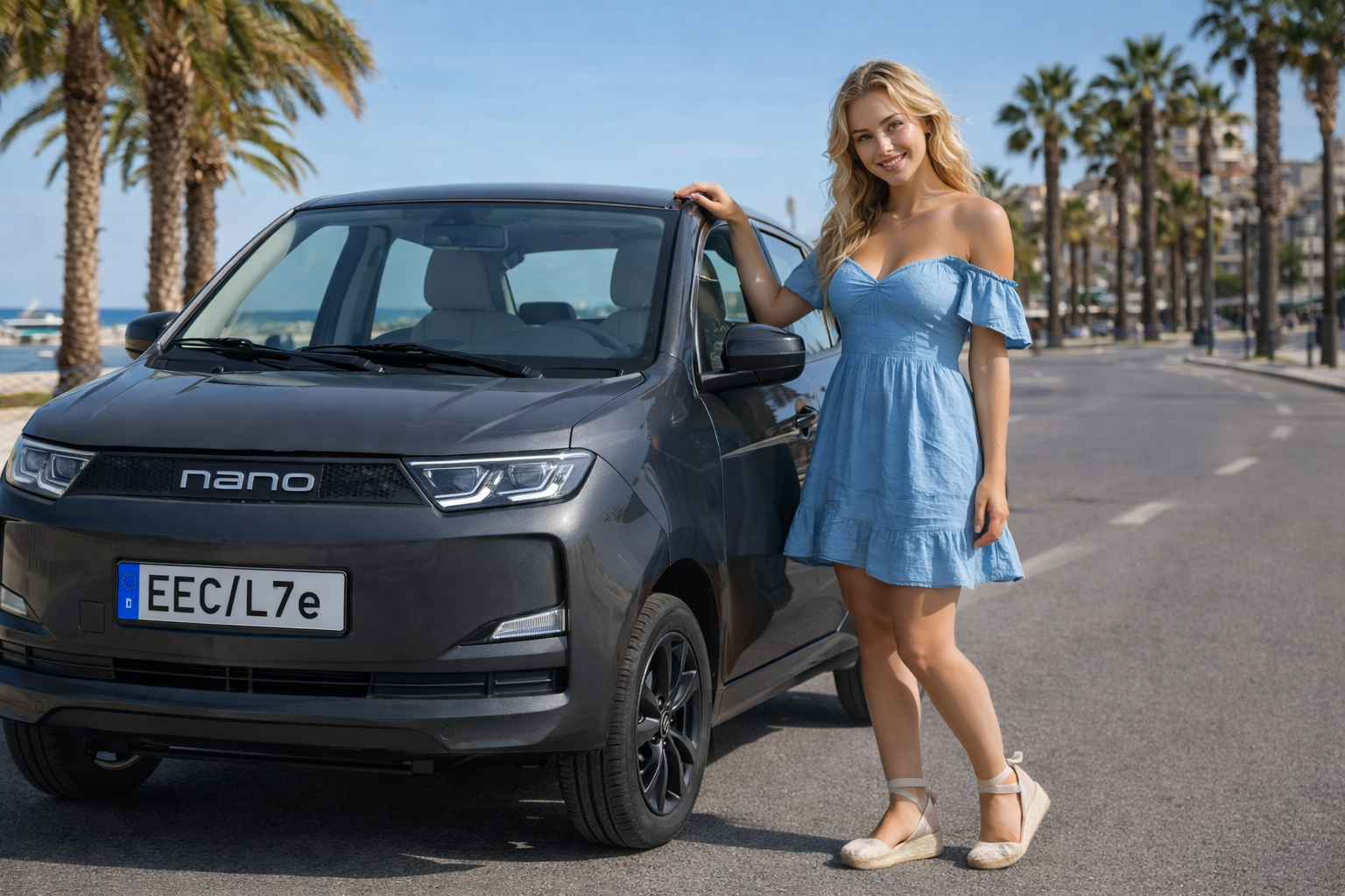 Nano-5.2 Valencia Mini Electric EEC L7e Certified Light Quadricycle