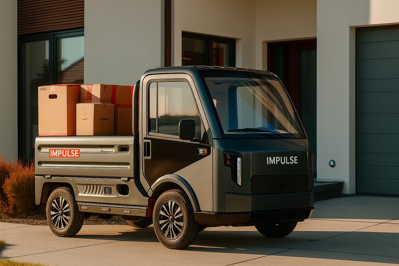 Nano-Cargo Mini Electric Cargo / Flat Bed Truck with Dump Bed Low Speed SUV Vehicle 