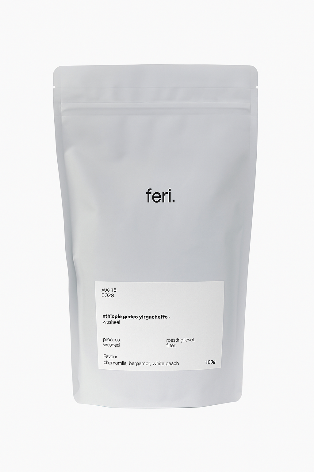 Feri. Ethiopia Gedeb Yirgacheffe Coffee