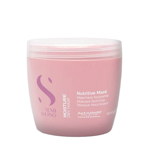 AlfaParf Milano Moisture Nutritive Mask – drėkinamoji ir maitinamoji kaukė sausiems plaukams.